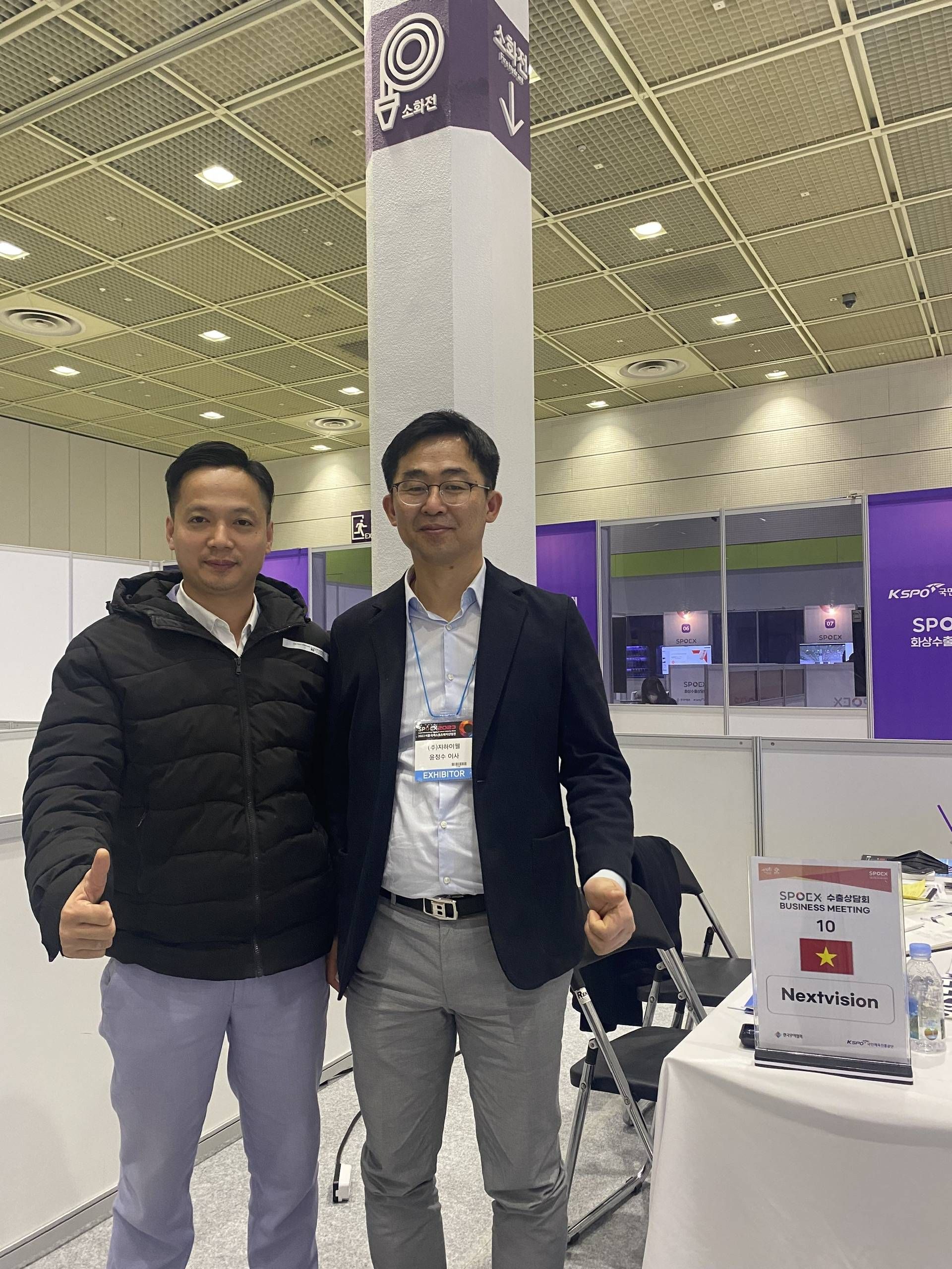 Ông Trần Quang Cường NextX và đối tác tại SportEx