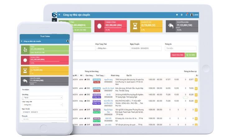 Phần mềm ERP TrustSales