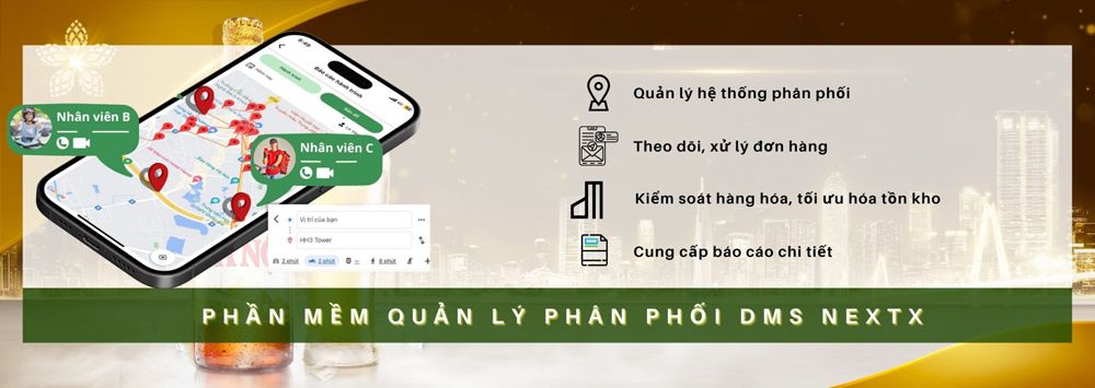 NextX đồng hành cùng Habeco miền Trung triển khai phần mềm DMS