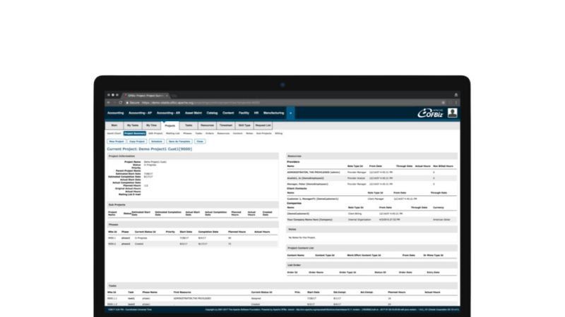 Phần mềm ERP Apache OFBiz